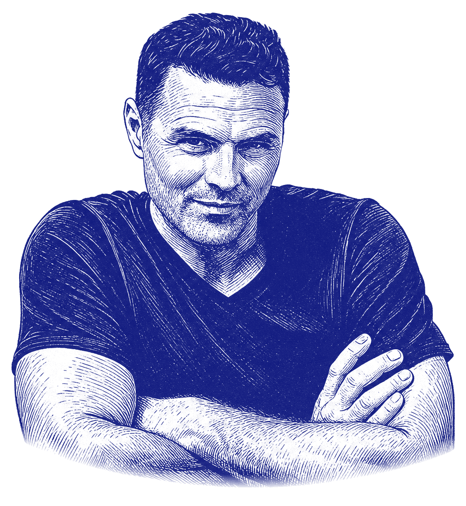 Nicolas, artisan et fondateur d'Evodomus — portrait gravé